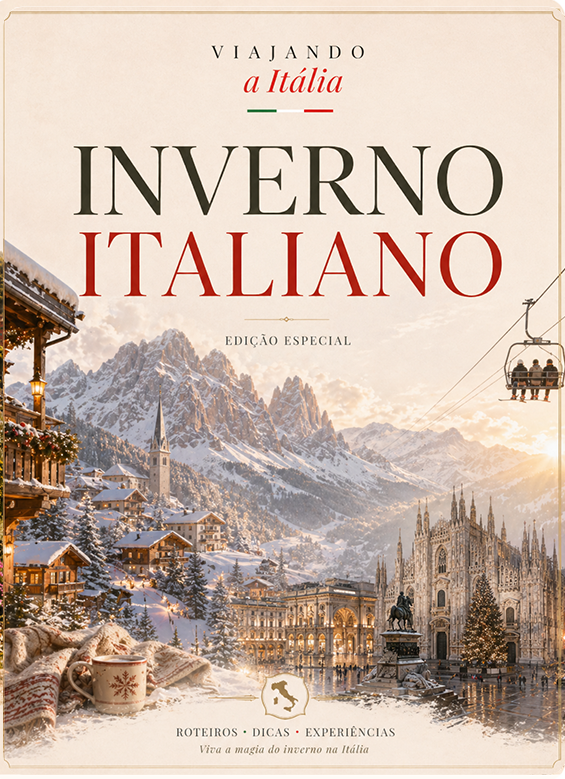 Capa do Guia de Viagem: Inverno Italiano - e-book Viajando a Itália
