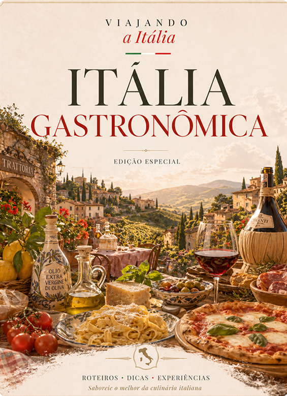 Capa do Guia de Viagem: Itália Gastronômica - e-book Viajando a Itália