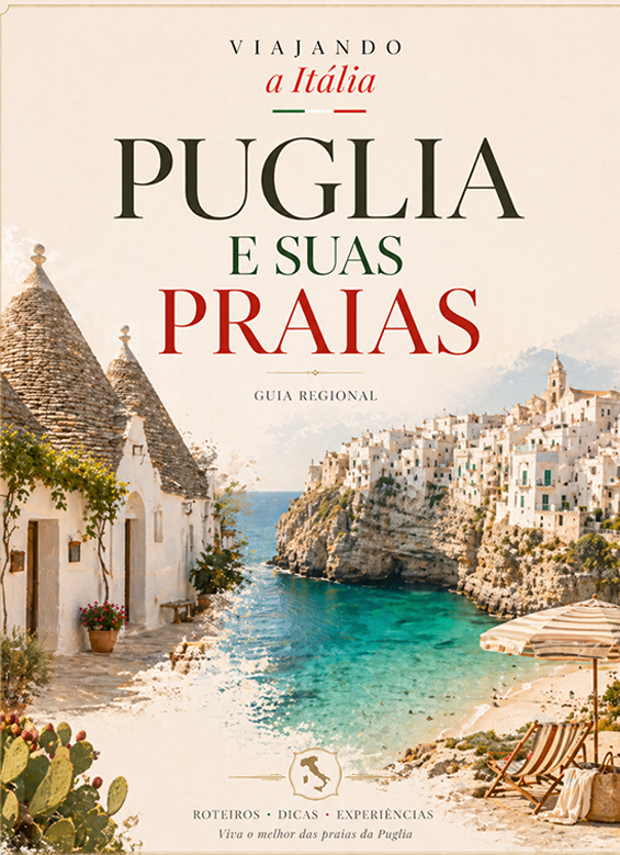 Capa do Guia de Viagem: Puglia e suas praias - e-book Viajando a Itália