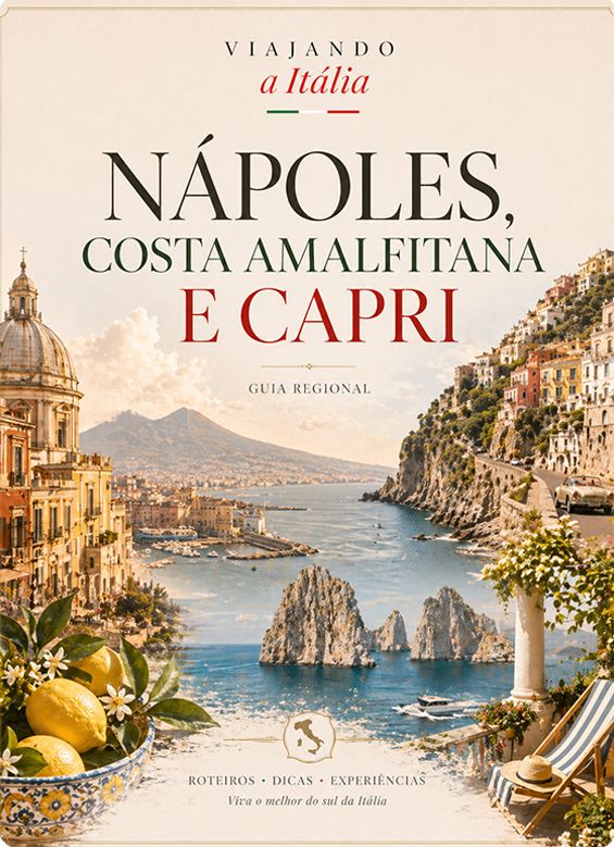 Capa do Guia de Viagem: Nápoles, Capri e Costa Amalfi - e-book Viajando a Itália
