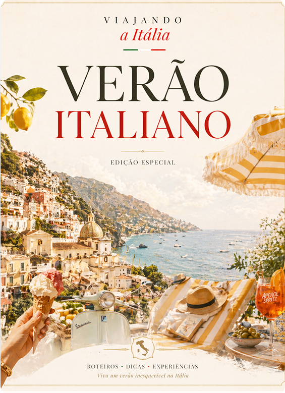 Capa do Guia de Viagem: Verão Italiano - e-book Viajando a Itália
